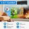 Costway 12000 BTU Wifi Enabled Mini Split Air Conditioner & Heater with Heat Pump Black/White